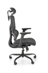 Sedia da ufficio in tessuto Gotard Nero (7)