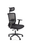Sedia da ufficio in tessuto Mason Nero
