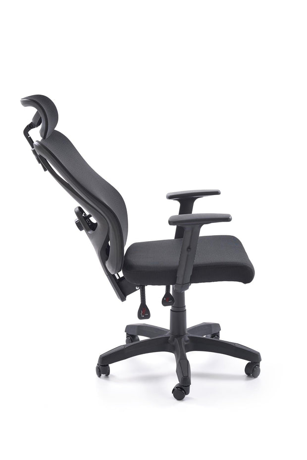 Sedia da ufficio in tessuto Mason Nero (3)