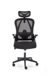 Sedia da ufficio in tessuto Negro Nero (2)