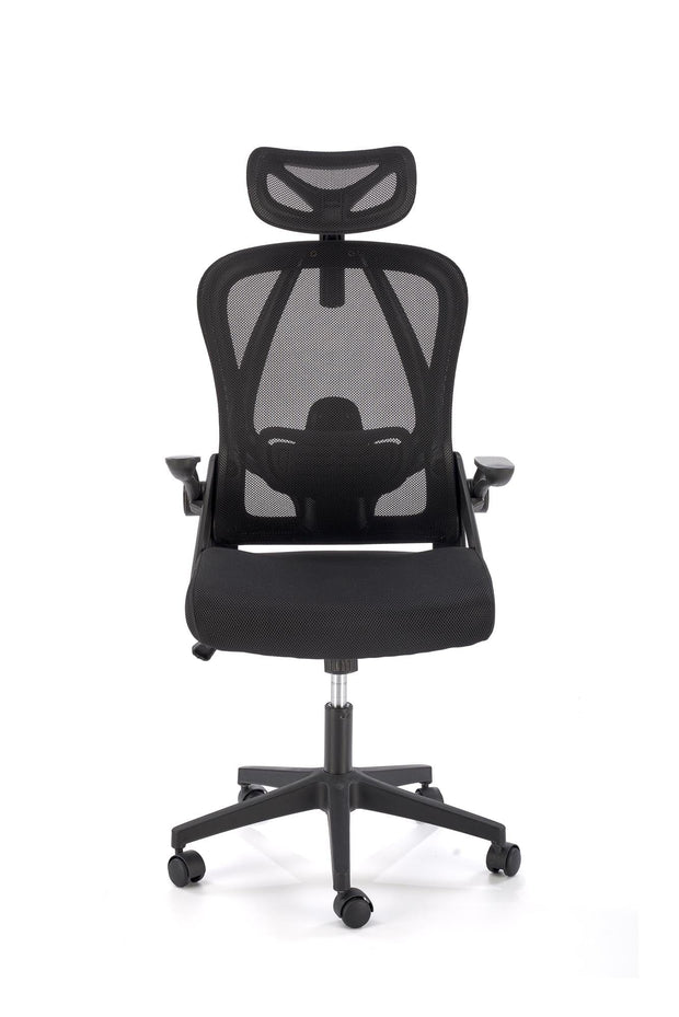 Sedia da ufficio in tessuto Negro Nero (2)