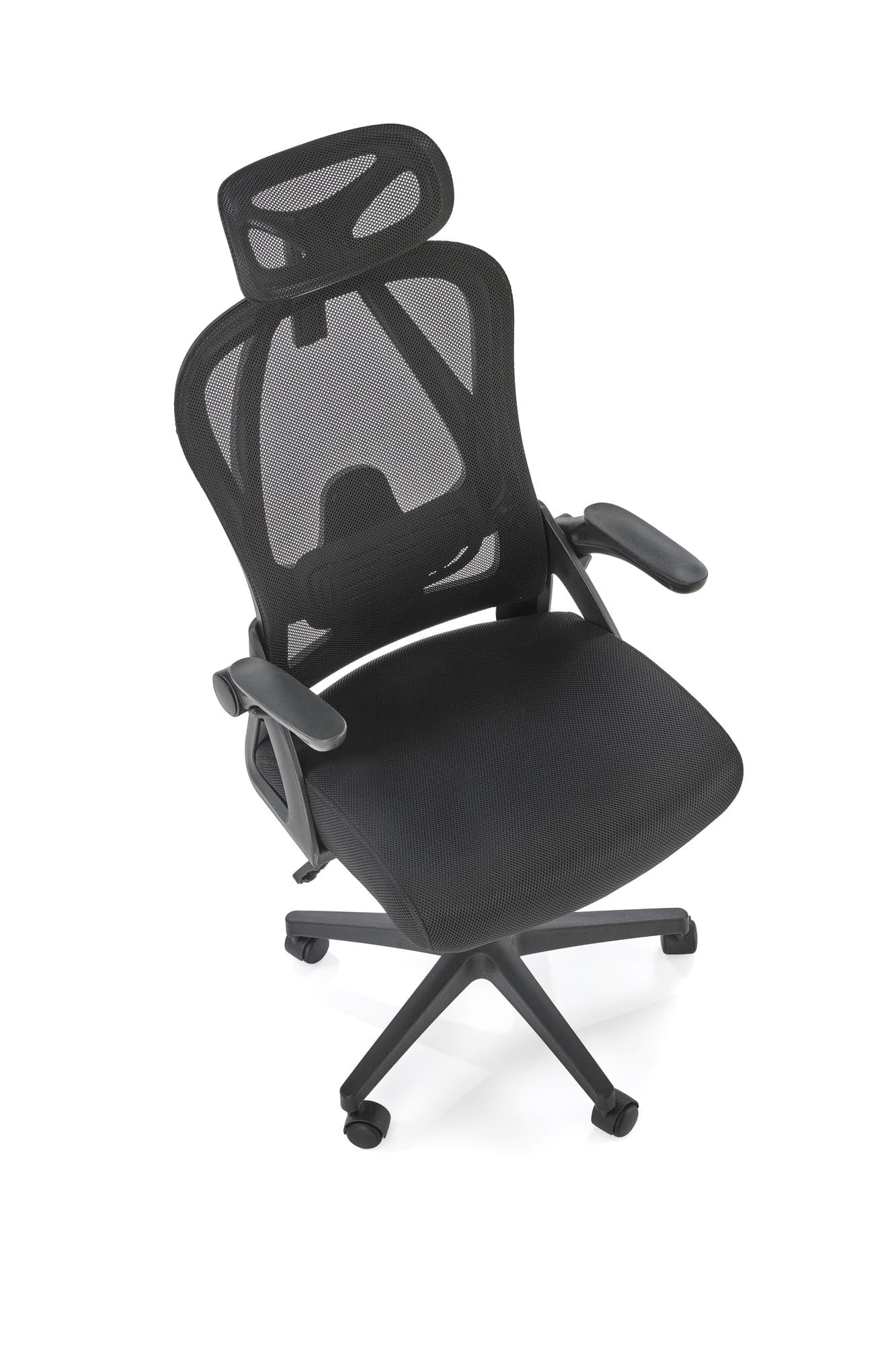 Sedia da ufficio in tessuto Negro Nero (3)