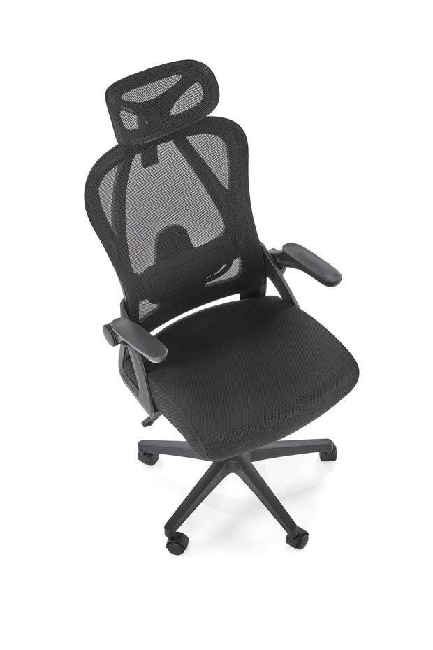 Sedia da ufficio in tessuto Negro Nero (3)