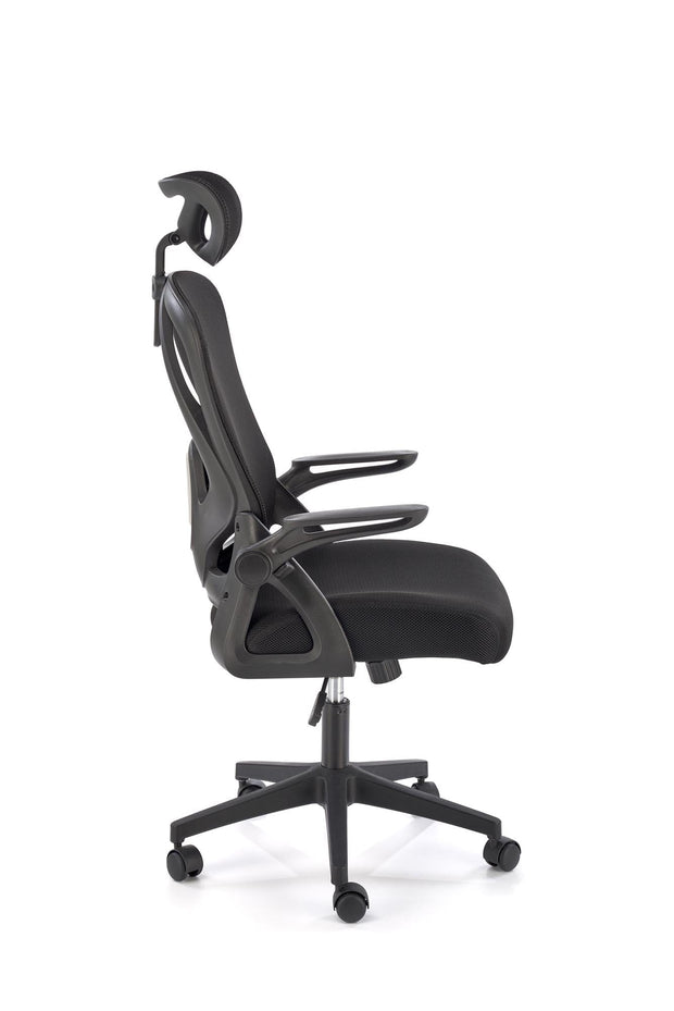 Sedia da ufficio in tessuto Negro Nero (6)