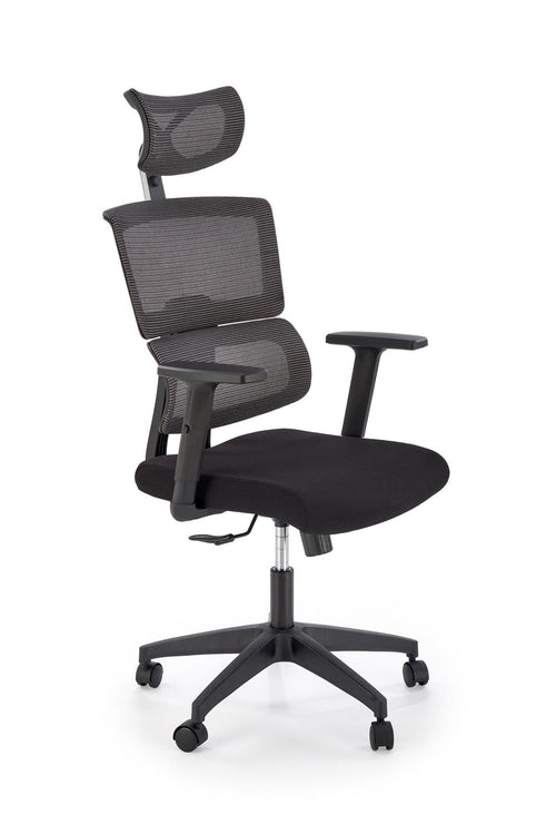 Sedia da ufficio in tessuto Pablo Nero