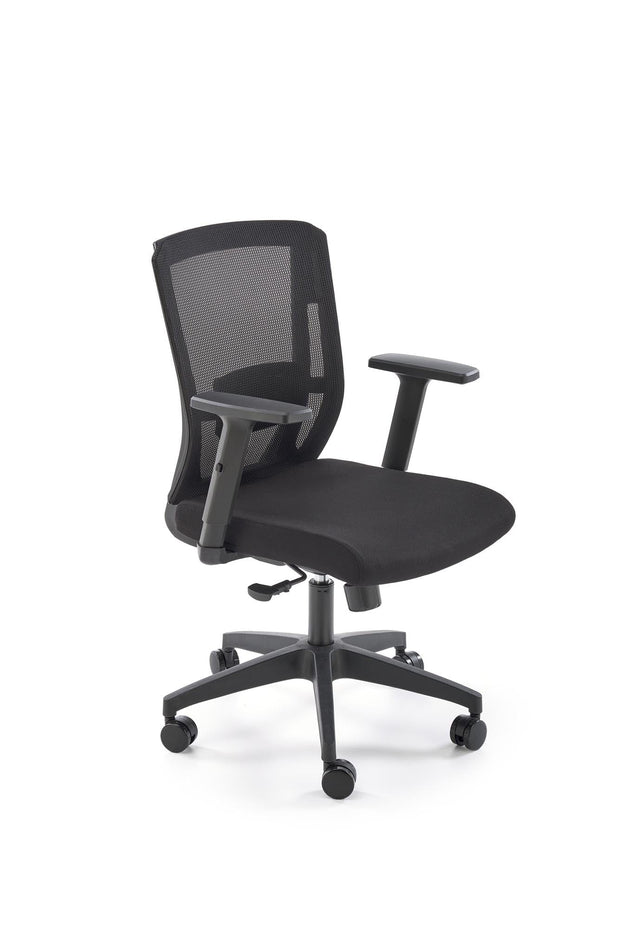 Sedia da ufficio in tessuto Paredes Nero