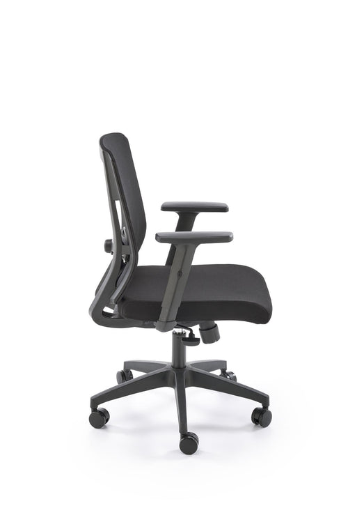Sedia da ufficio in tessuto Paredes Nero (1)