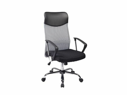 Sedia da ufficio in tessuto Q-025 Nero