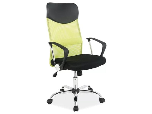 Sedia da ufficio in tessuto Q-025 Nero