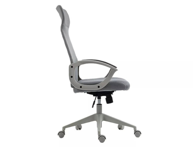 Sedia da ufficio in tessuto Q-026 Grigio (2)