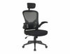 Sedia da ufficio in tessuto Q-060 Nero