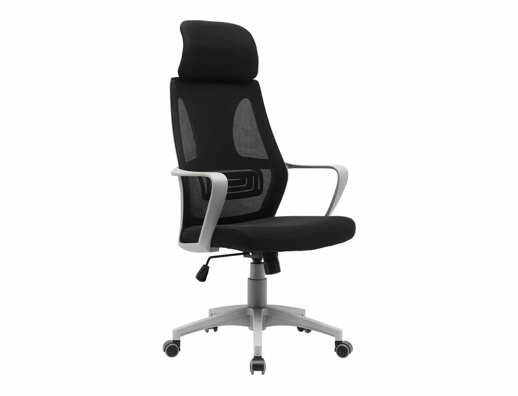 Sedia da ufficio in tessuto Q-095 Nero