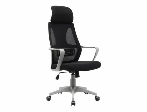 Sedia da ufficio in tessuto Q-095 Nero