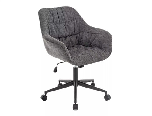 Sedia da ufficio in tessuto Q-213 Brego Grigio