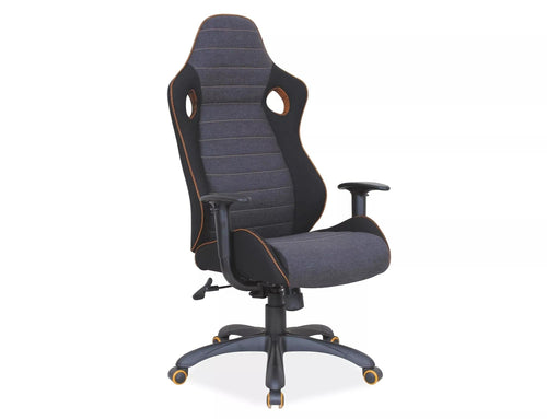 Sedia da ufficio in tessuto Q-229 Grigio