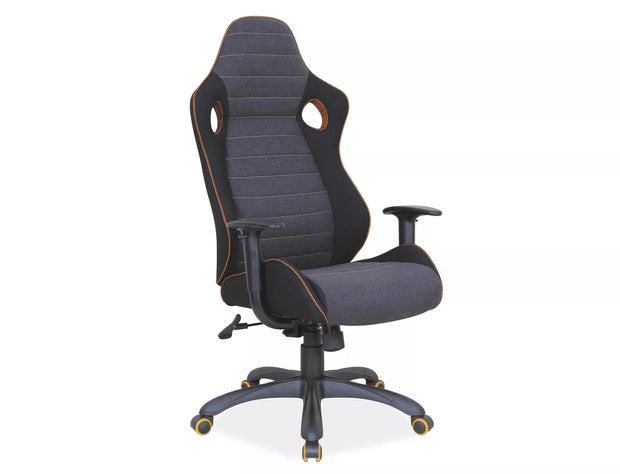 Sedia da ufficio in tessuto Q-229 Grigio
