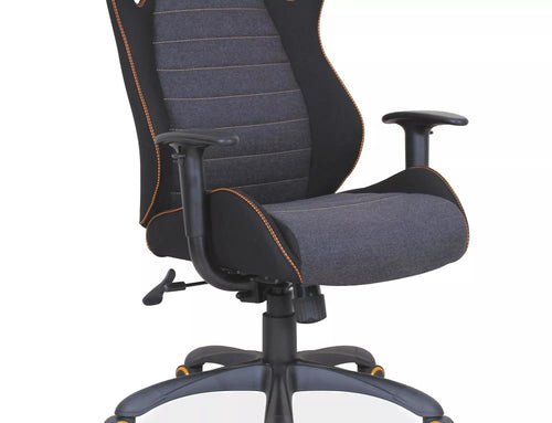 Sedia da ufficio in tessuto Q-229 Grigio (1)