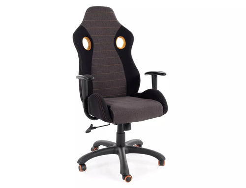 Sedia da ufficio in tessuto Q-229 Grigio