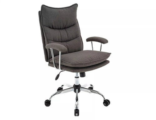Sedia da ufficio in tessuto Q-289 Grigio