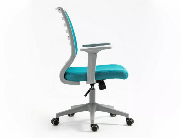 Sedia da ufficio in tessuto Q-320 Blu (2)