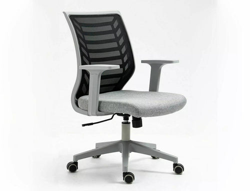 Sedia da ufficio in tessuto Q-320 Grigio