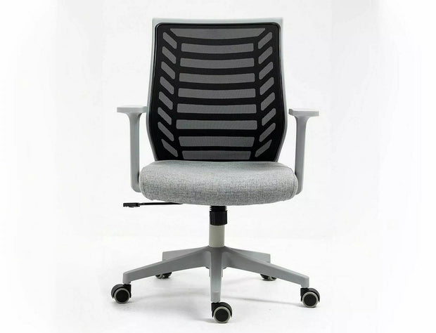 Sedia da ufficio in tessuto Q-320 Grigio (2)