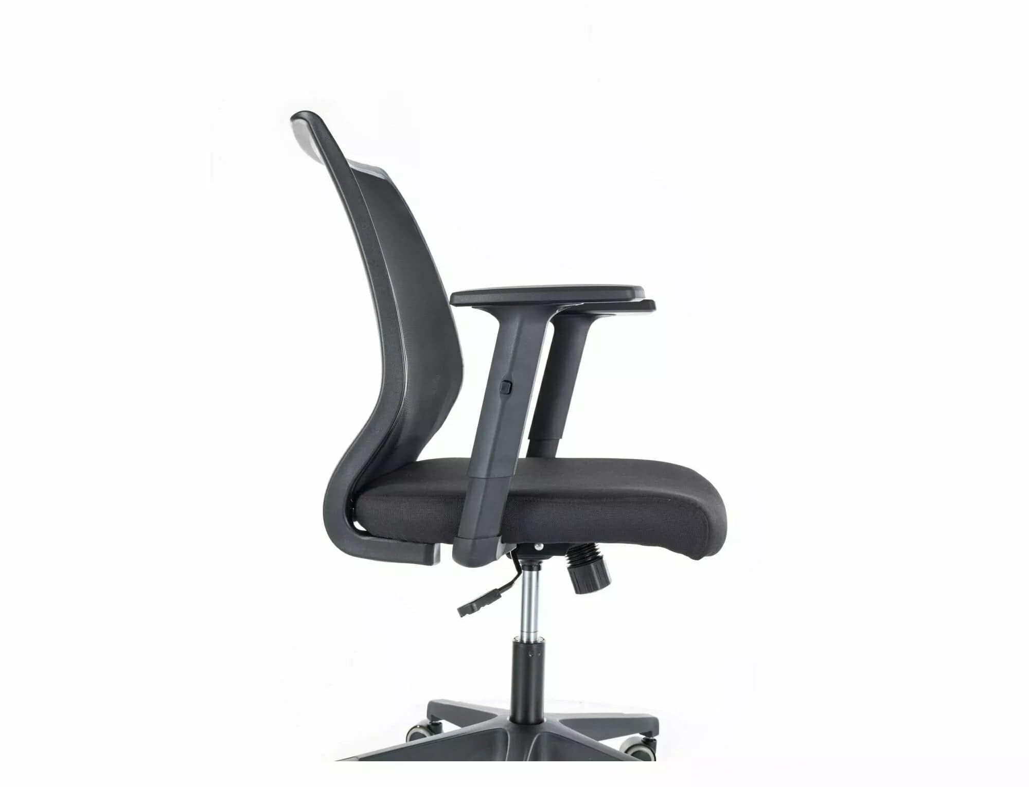 Sedia da ufficio in tessuto Q-320R Nero (1)