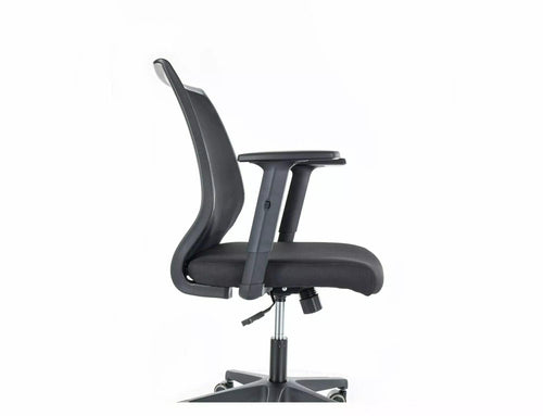 Sedia da ufficio in tessuto Q-320R Nero (1)