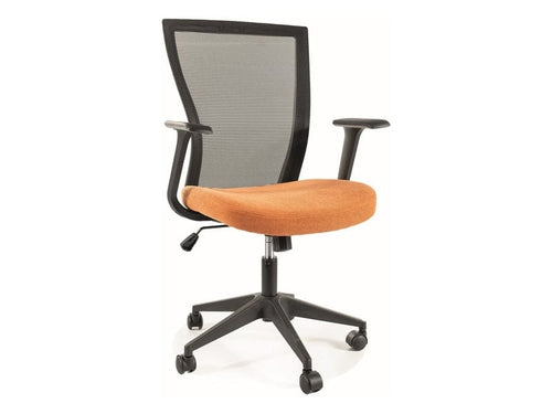 Sedia da ufficio in tessuto Q-328 Arancia