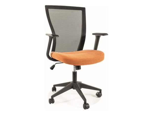 Sedia da ufficio in tessuto Q-328 Arancia