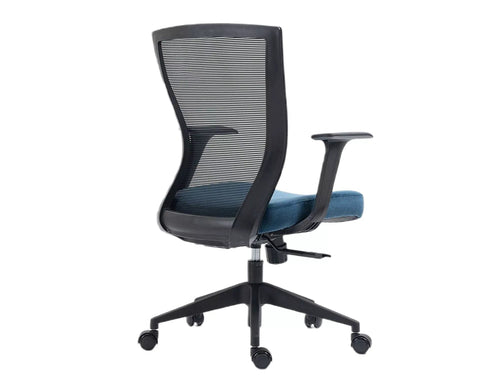 Sedia da ufficio in tessuto Q-328 Blu (1)