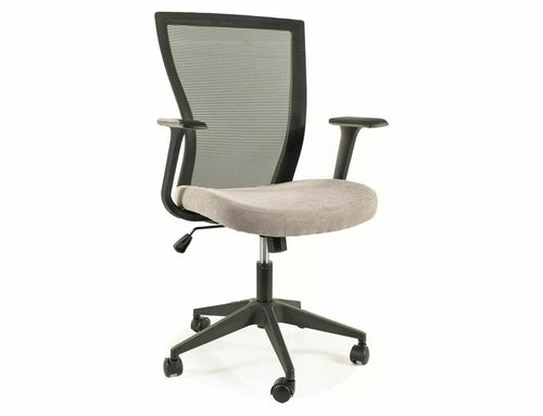 Sedia da ufficio in tessuto Q-328 Grigio