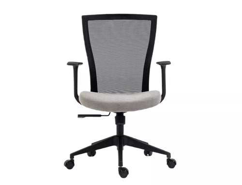 Sedia da ufficio in tessuto Q-328 Grigio (1)