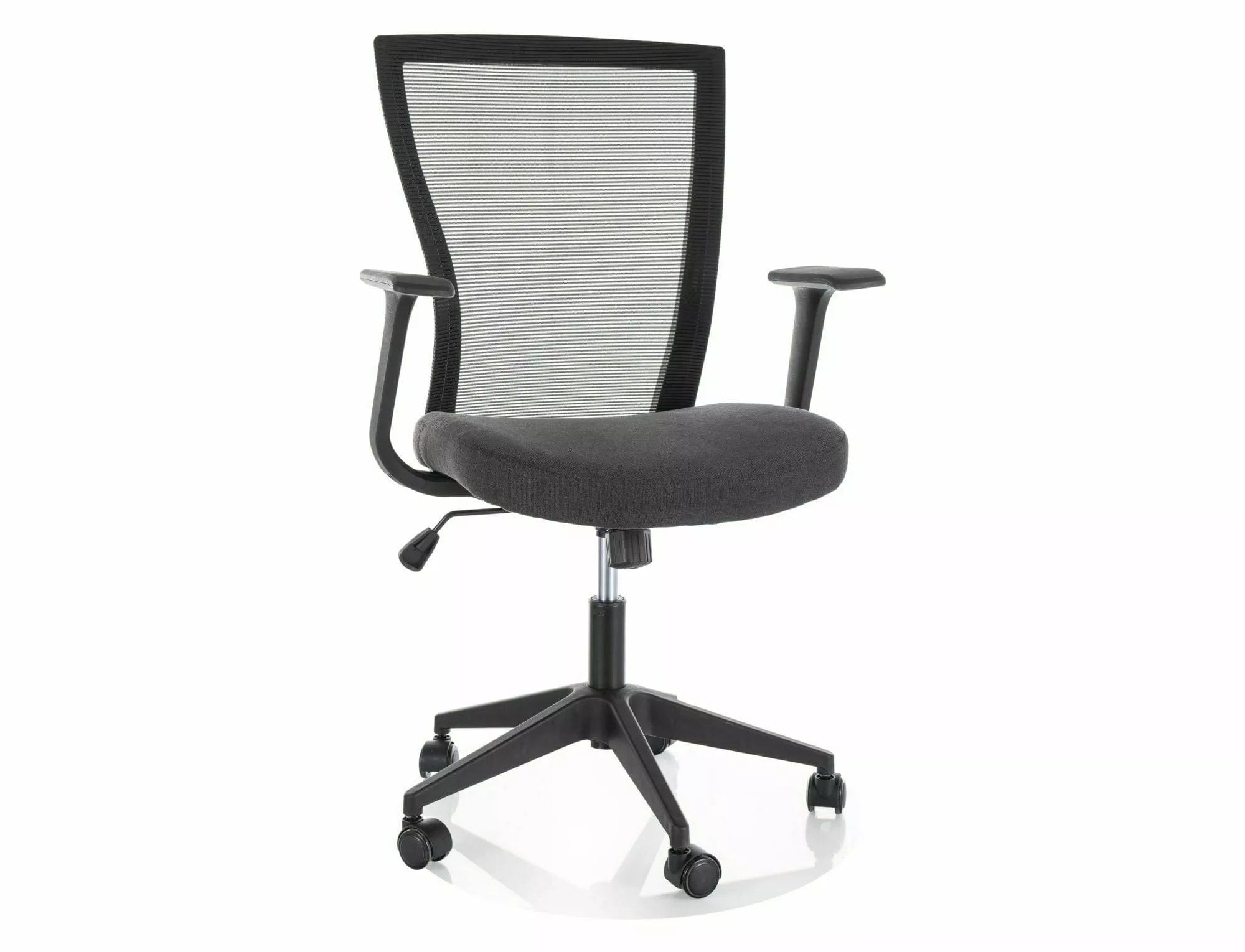 Sedia da ufficio in tessuto Q-328 Nero