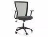 Sedia da ufficio in tessuto Q-328 Nero