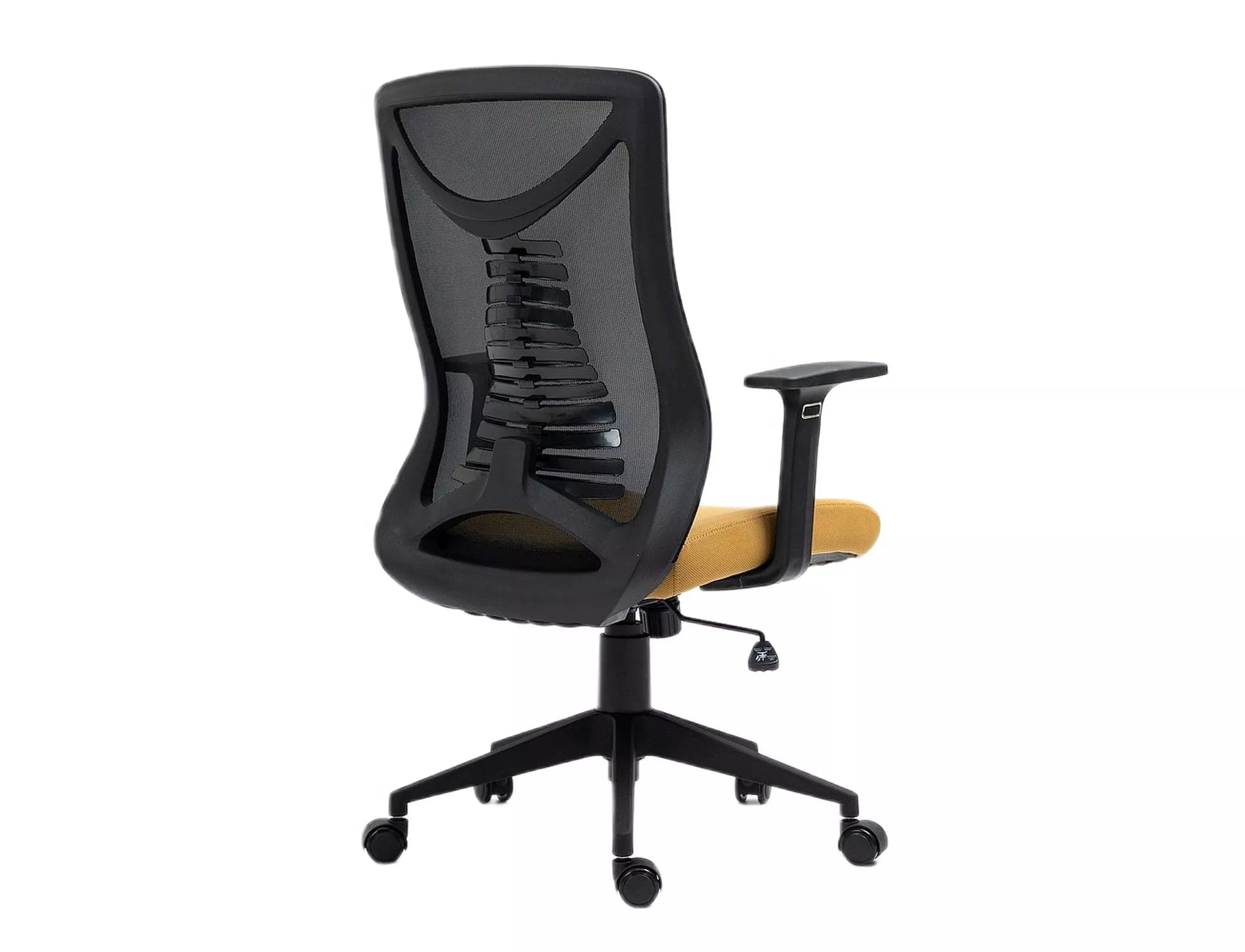 Sedia da ufficio in tessuto Q-330 Giallo (2)