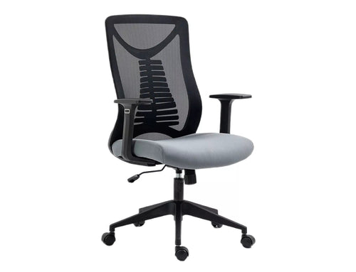 Sedia da ufficio in tessuto Q-330 Grigio