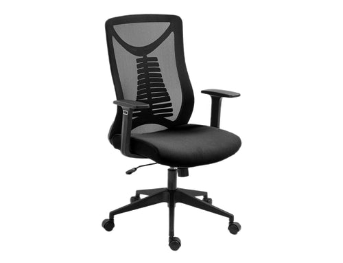 Sedia da ufficio in tessuto Q-330 Nero