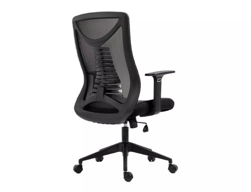 Sedia da ufficio in tessuto Q-330 Nero (1)