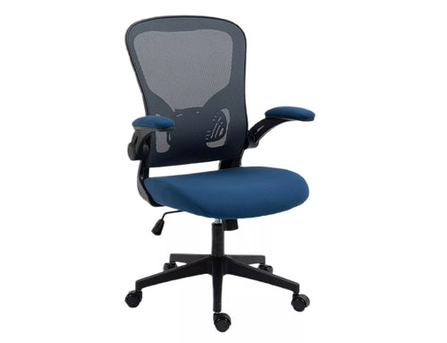 Sedia da ufficio in tessuto Q-333 Blu