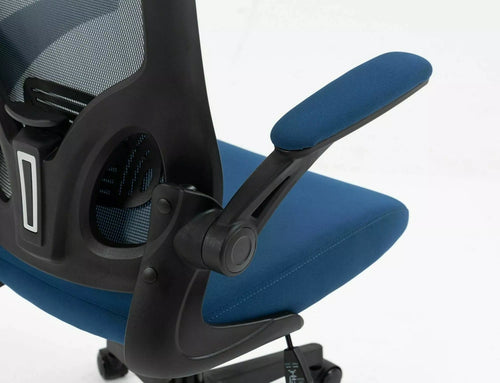 Sedia da ufficio in tessuto Q-333 Blu (1)
