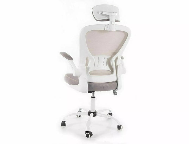 Sedia da ufficio in tessuto Q-639 Grigio (2)