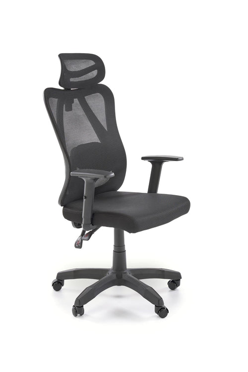 Sedia da ufficio in tessuto Ramos Nero