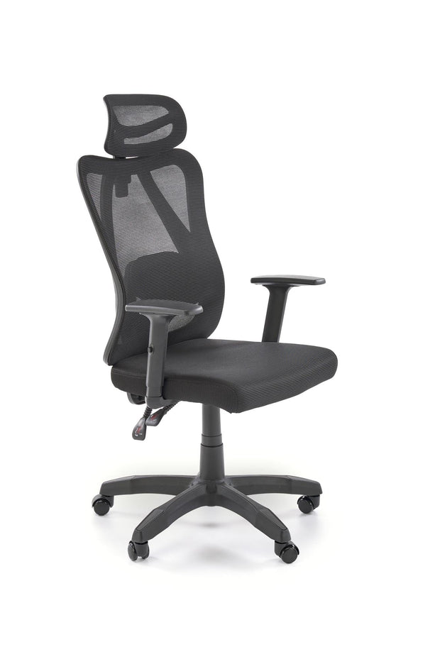 Sedia da ufficio in tessuto Ramos Nero