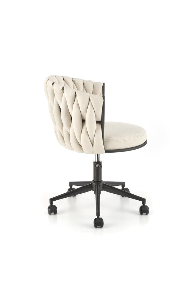 Sedia da ufficio in tessuto Talon Beige (4)