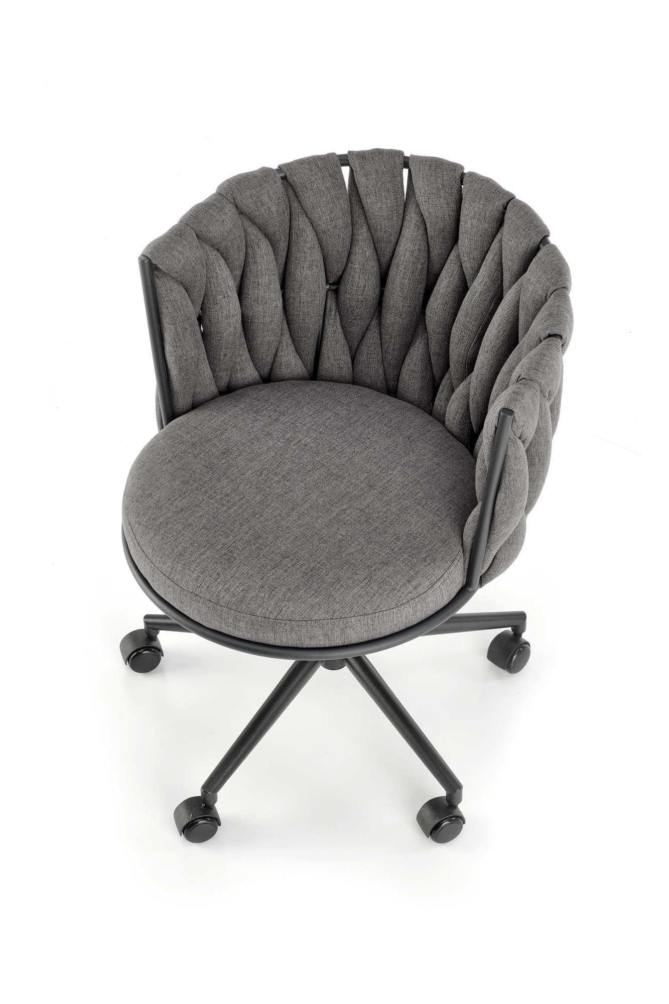 Sedia da ufficio in tessuto Talon Grigio (6)
