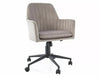 Sedia da ufficio in velluto Q-886 Beige