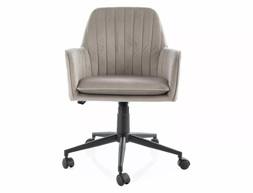 Sedia da ufficio in velluto Q-886 Beige (1)