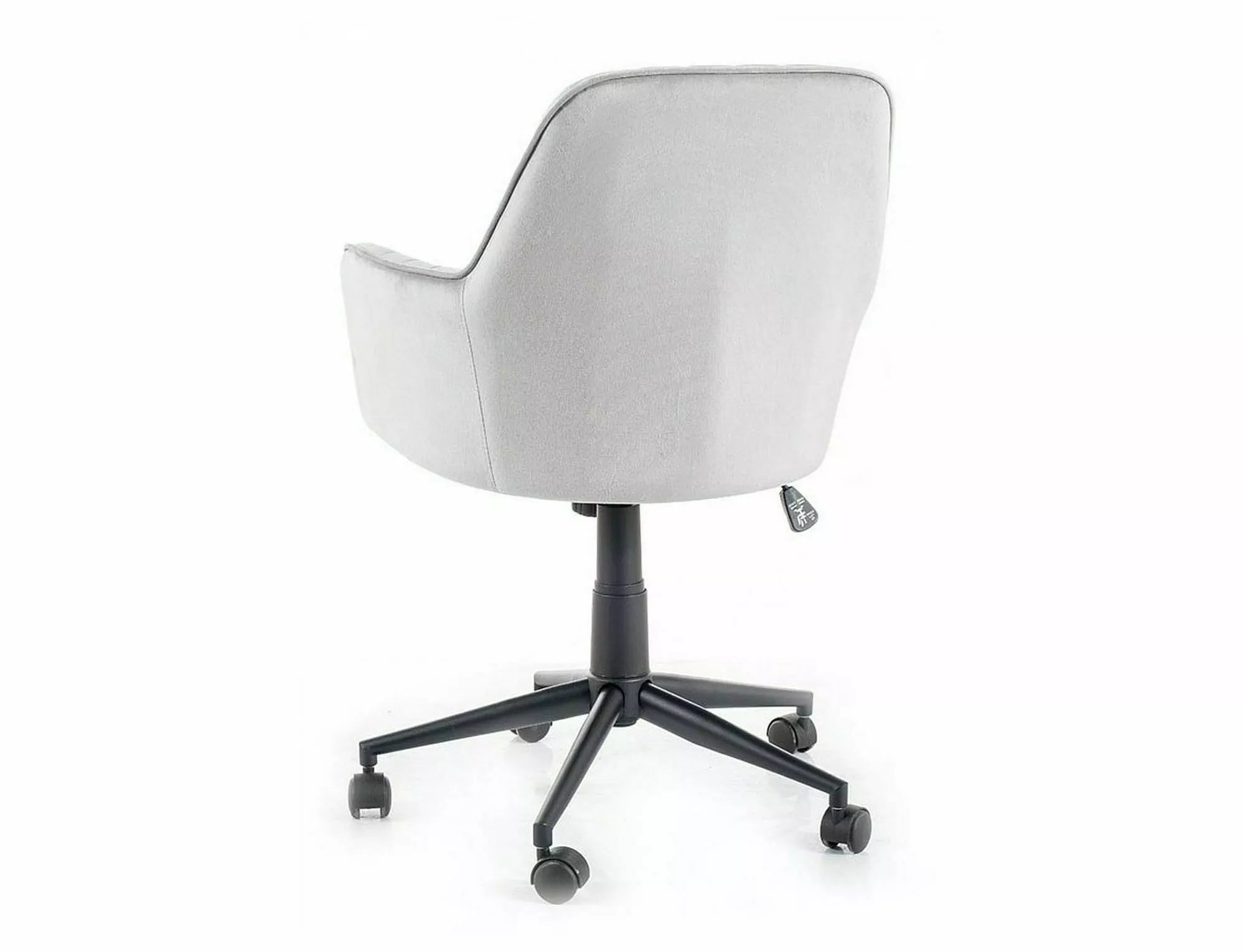 Sedia da ufficio in velluto Q-886 Grigio (1)