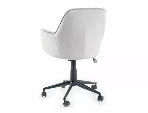 Sedia da ufficio in velluto Q-886 Grigio (1)